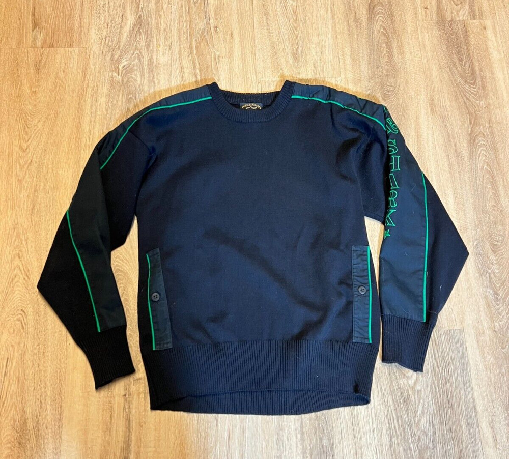 Paul & Shark Sweater Men's Small Blue, Green