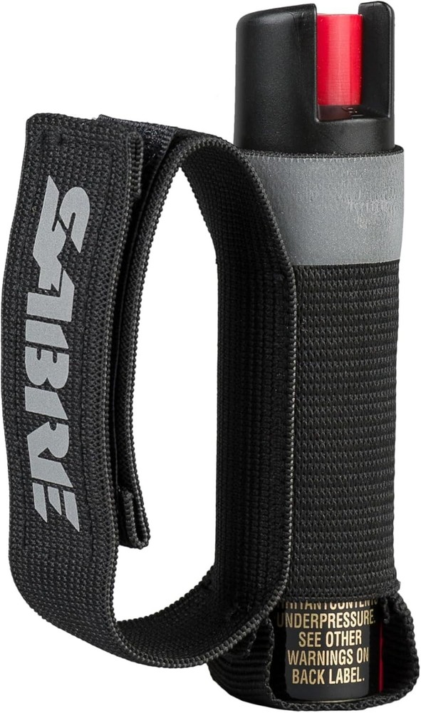 Compact Black Pepper Gel for Runners - Reflective Easy Access Safety Solution