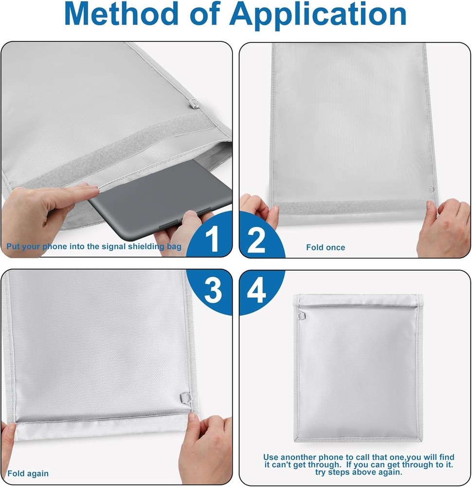 Waterproof and Fire-Resistant Signal-Blocking Storage Bag