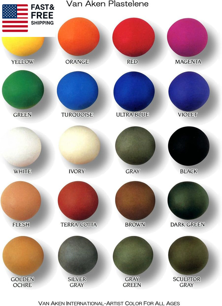 Van Aaken Modeling Clay 1Lb Ivory