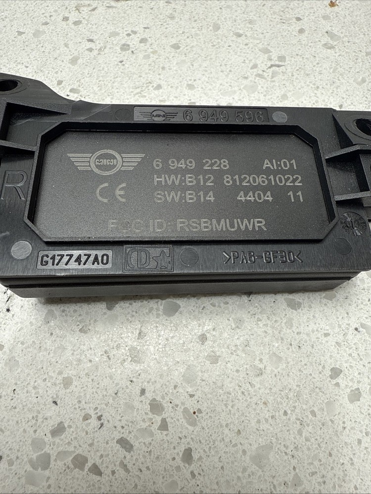 2006 MINI Cooper S RIGHT SIDE DOOR ALARM SYSTEM SENSOR 6949228