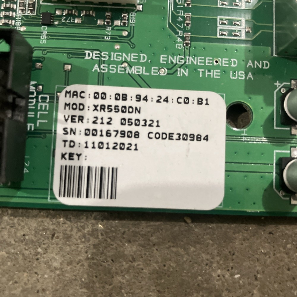 DMP Fire Command Center Alarm Panel for XR550DN XT50DN VERSION 212 and 221 Used