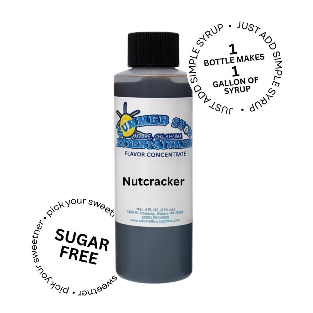 NUTCRACKER SYRUP MIX Snow CONE/SHAVED ICE Flavor GALLON CONCENTRATE #1