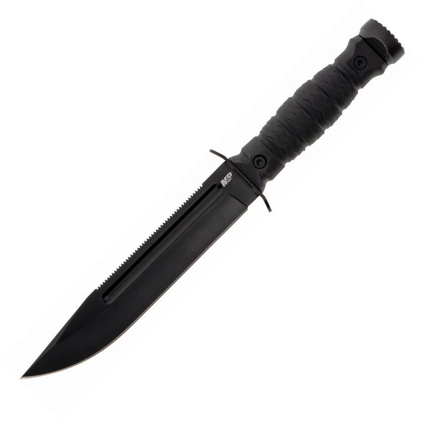 Smith & Wesson Ultimate Survival 7.5" Stainless Black Poly Fixed Knife 1122584