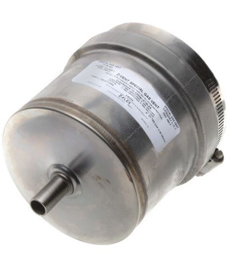 Z-Flex Z-Vent 4" Tee Cap with Drain (2SVSTCD04)