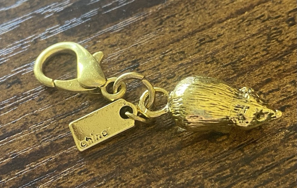 COACH Mouse Mini Handbag Charm or Zipper Pull Comes With Authentic Dust Bag