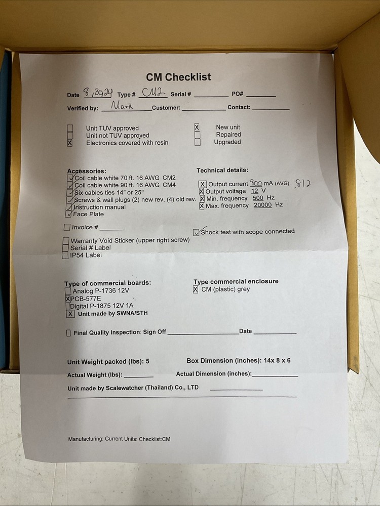 New Scalewatcher CM2 Commercial Electronic Hard Water Treatment System