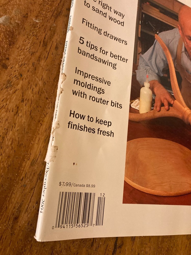 Fine Woodworking Magazines, Issue 173 December 2004