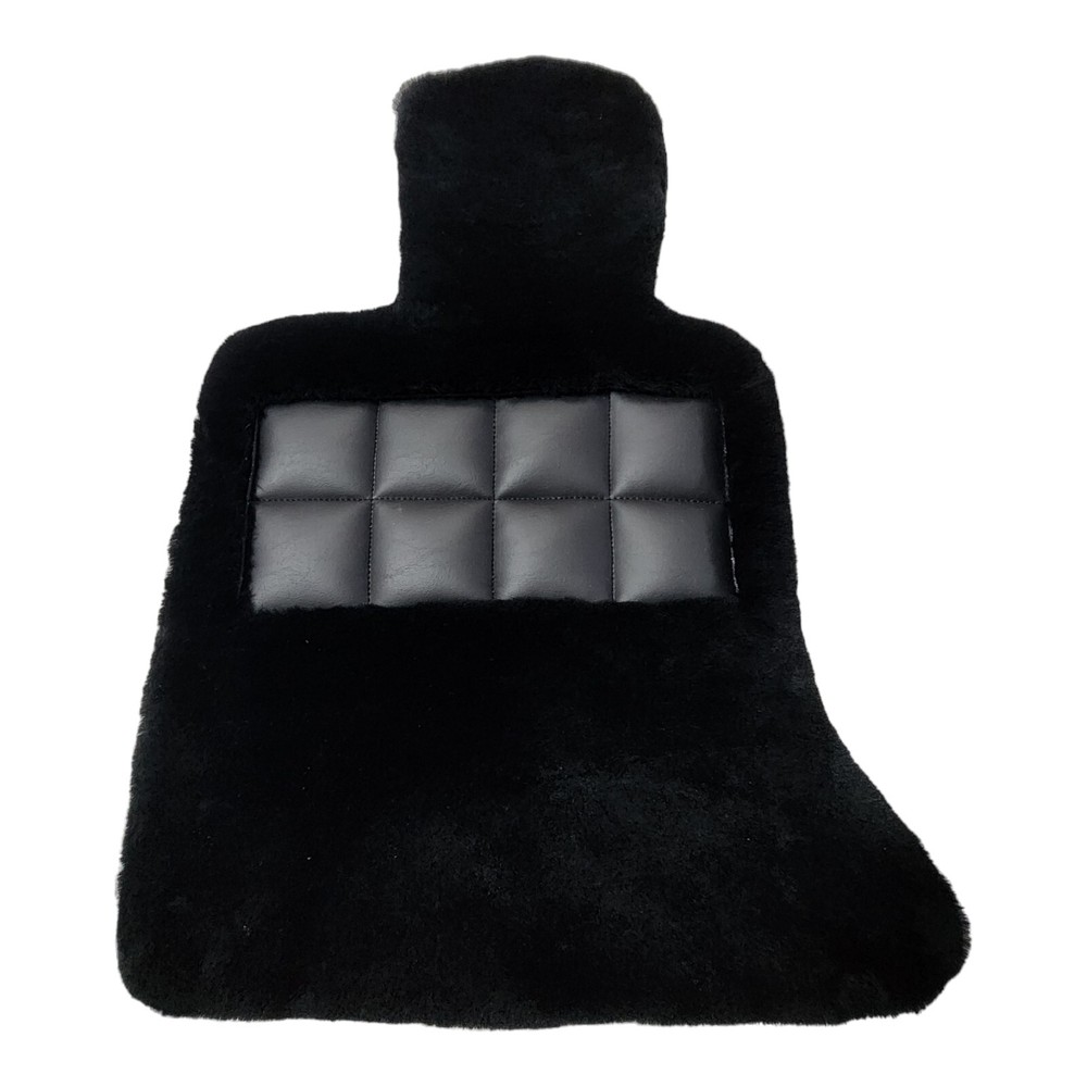 Replacement Black Sheepskin Driver Floor Mat For Rolls Royce Ghost 2010 - 2020