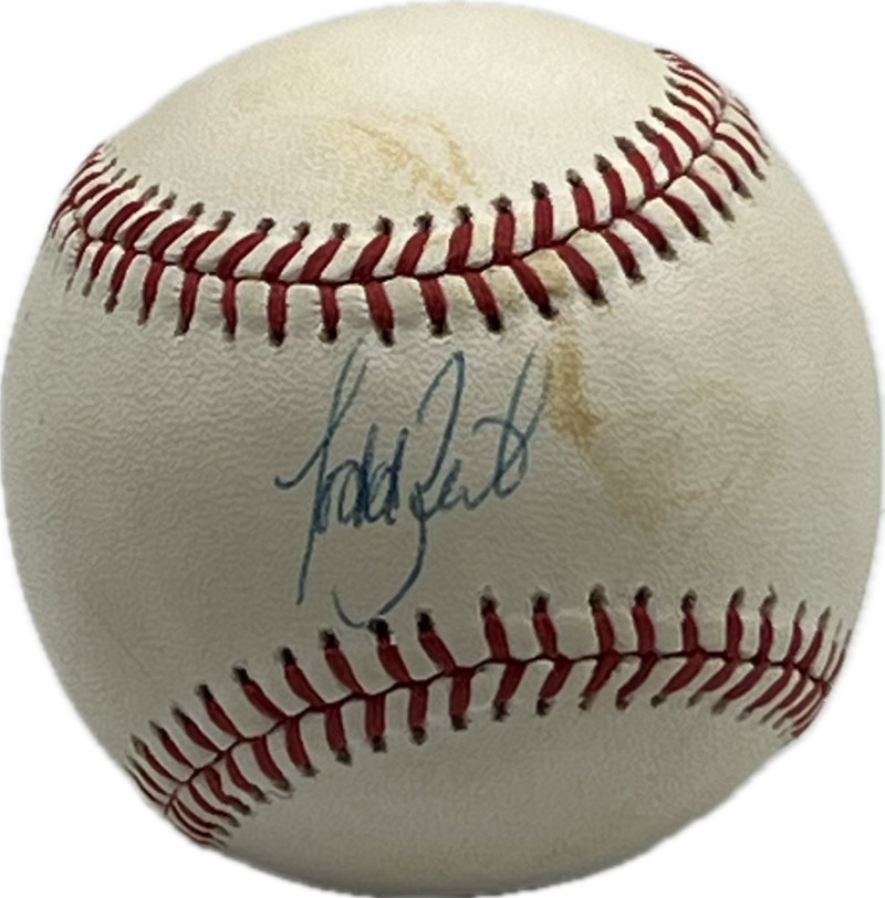 Todd Zeile Autograph Signed Dodgers Offical Major Leage Ball BAS Authentic