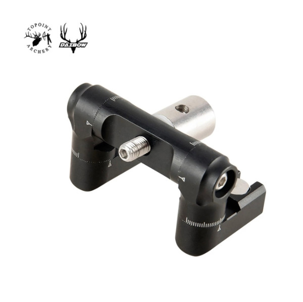 PR665 Archery Dual Adjustable V-Bar anodized Stabilizer Fit Compound/Recurve Bow