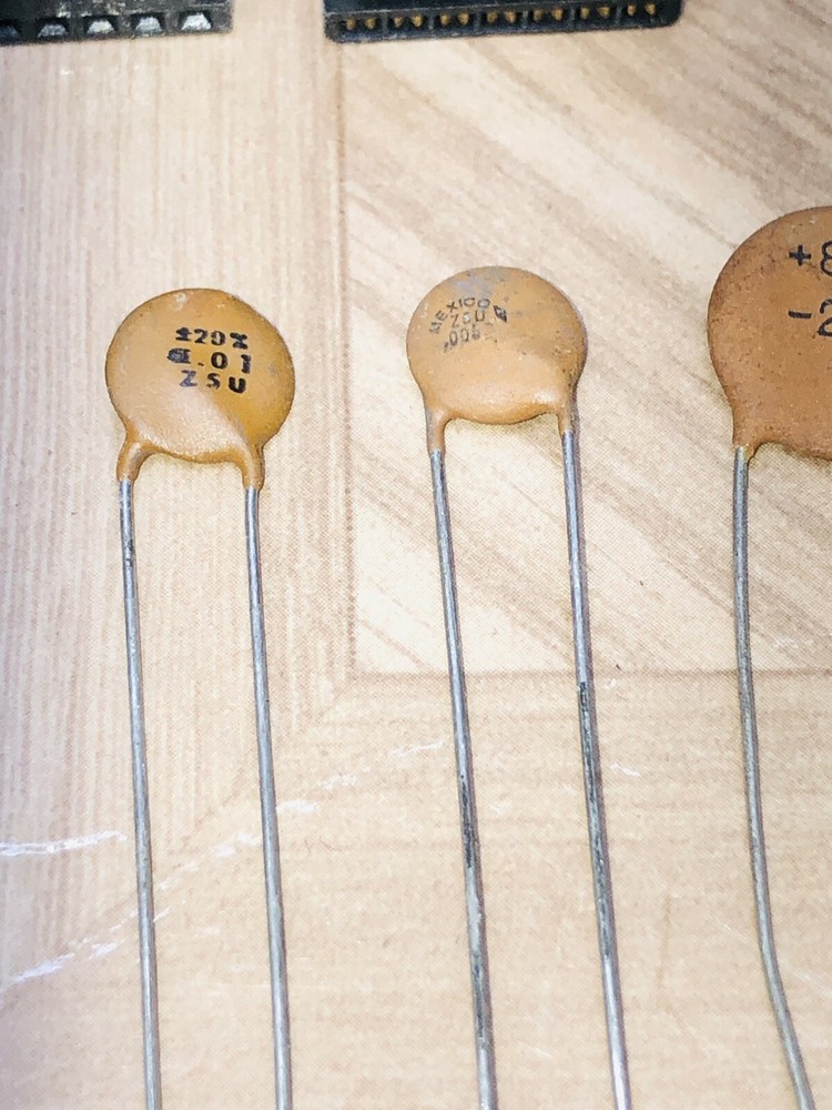 Lot Electronics Ceramic Disc Capacitors Dip Socket Power Diode Resistor NEC Chip