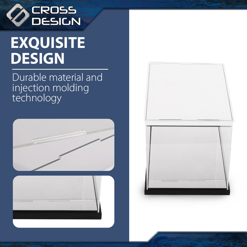 Clear Single Boxing Glove Horizontal Display Case