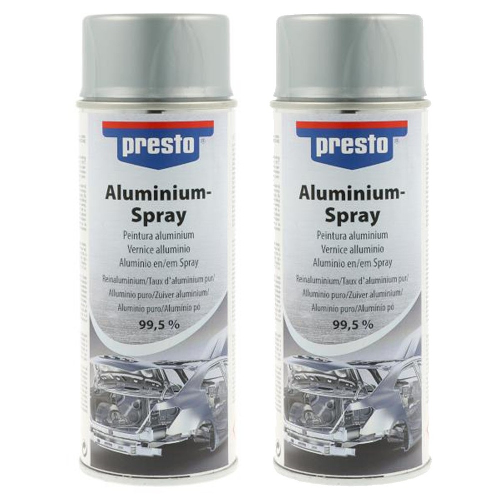 Presto Aluminium Spray 2x 400ml.