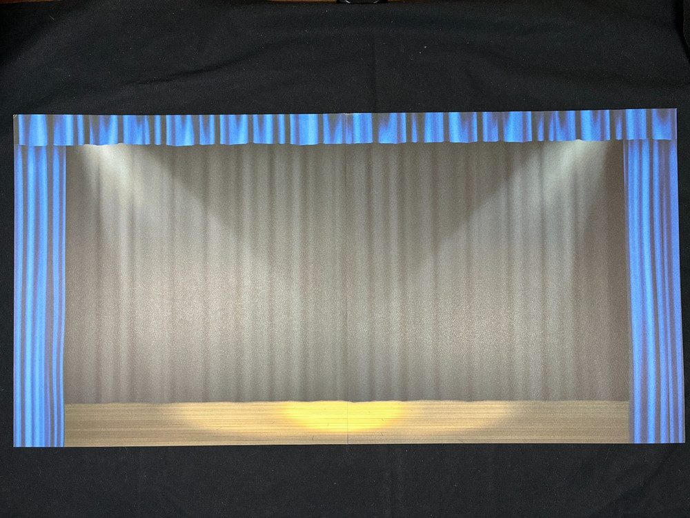 ASSORTED "ON STAGE" 12 X 12 SS PAPERS, TRANSPARENCY AND EMBELLISHMENTS