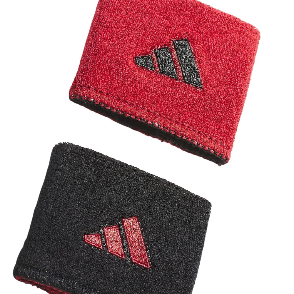 Black And Red Reversible Sweatband With Moisture Wicking Technology