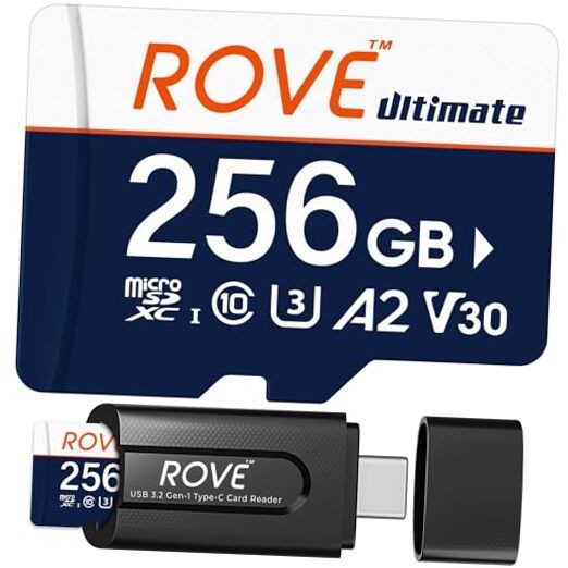 Ultimate Micro SD Card microSDXC Memory Card with USB 3.2 Type C Card 256GB