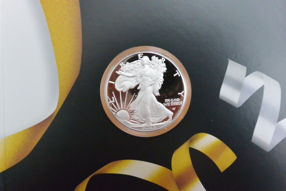 2023 W PROOF SILVER EAGLE CONGRATULATION SET