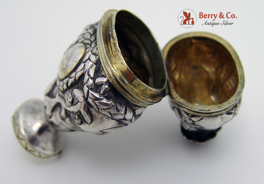 18th Century Spice Box Continental 800 Silver 1796