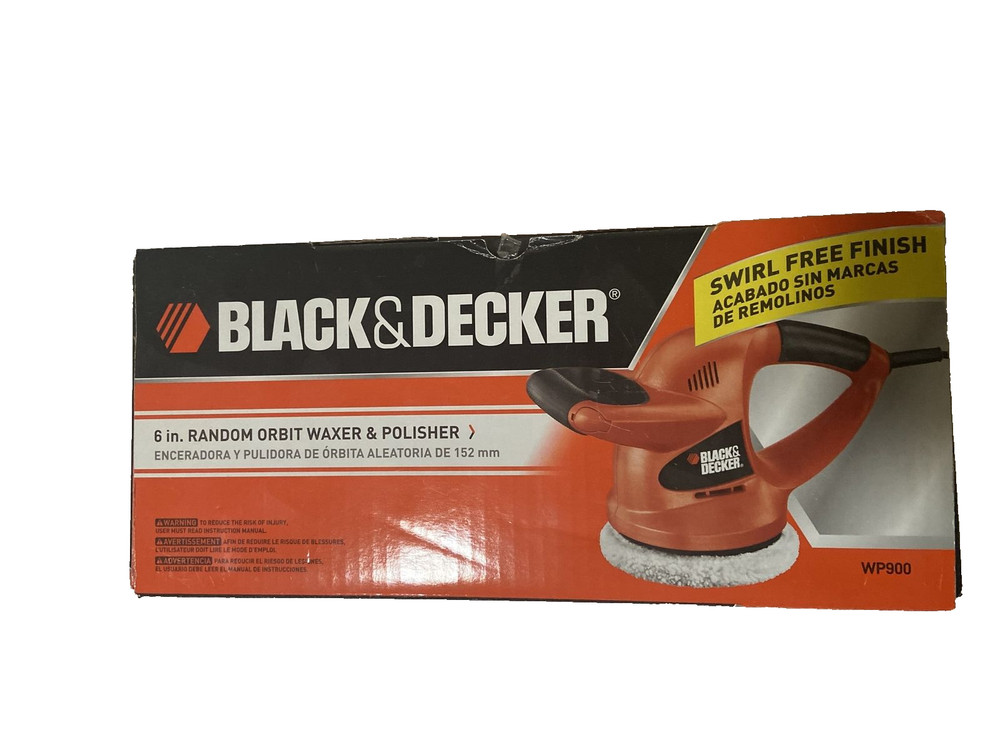 Black&Decker 6" Random Orbit Waxer/Polisher (WP900) - Used