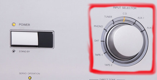 Input Selector für Onkyo A-8850 / A-8870