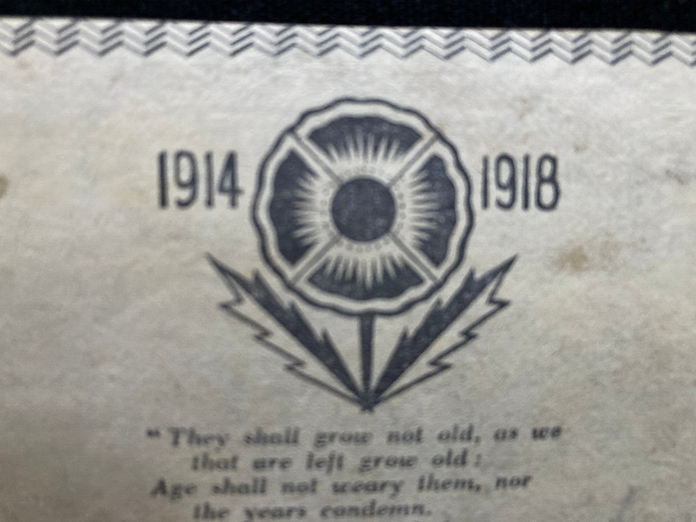 WW1 We Will Remember Them clipping