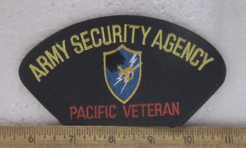 US Army Security Agency - Pacific Veteran Embroidered Patch