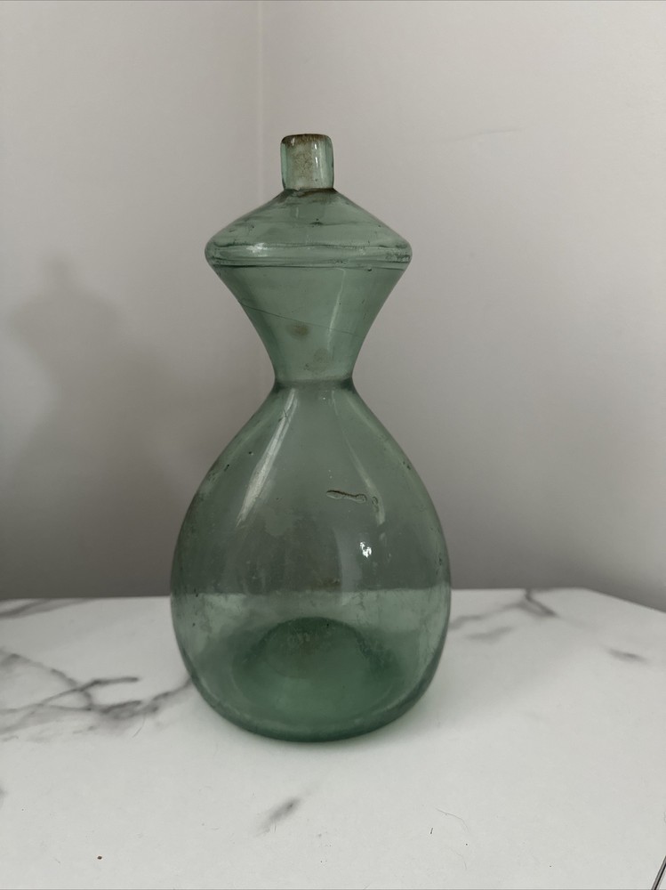 Antique Shepherd’s Bottle Lamb Feeding Hand Blown Glass
