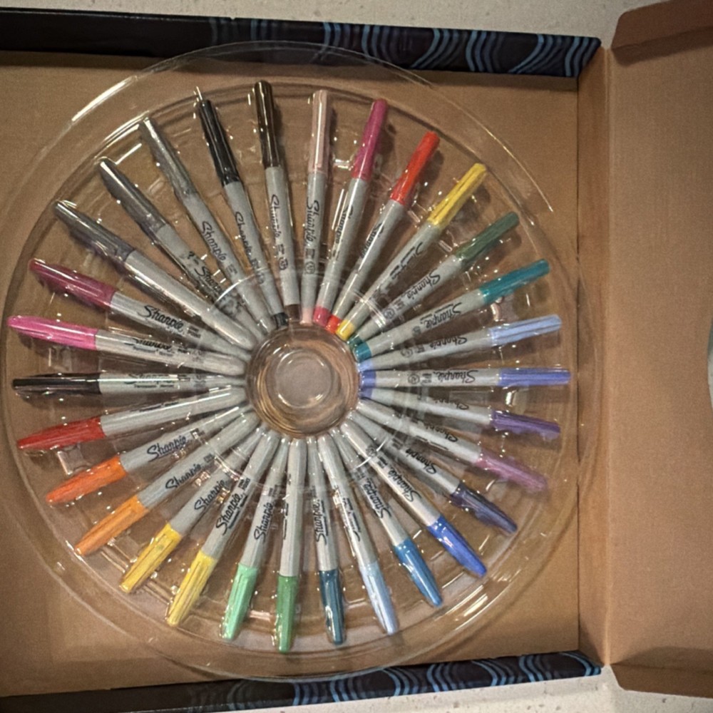 Sharpie Limited Edition Spinner Tray 30 Assorted Colors