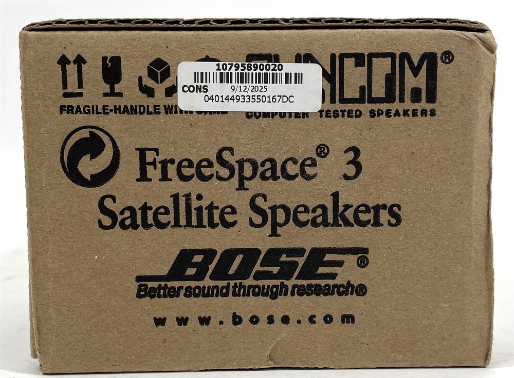 New Bose FreeSpace 3 Satellite Speaker Black