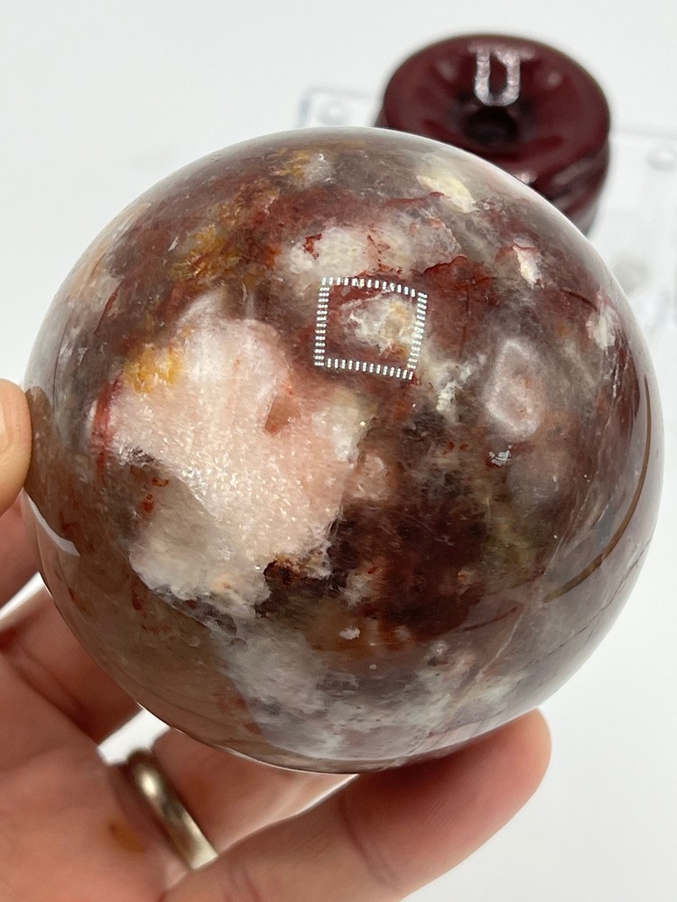 Fire Quartz with Blue Flash K