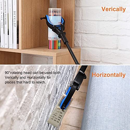 Foldable Trash Pick Up Stick Reaching Tool Extra Long Grabbers with Light, 32"