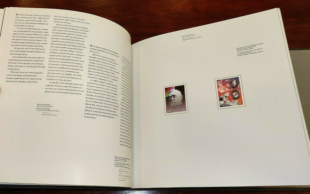 Canada Post 2000 The Millennium Collection Stamp Book. (BI#LBDR)