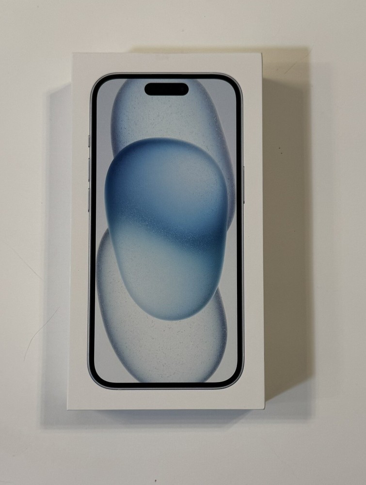 Apple A2846 iPhone 15 Blue 128GB - Empty Box ONLY