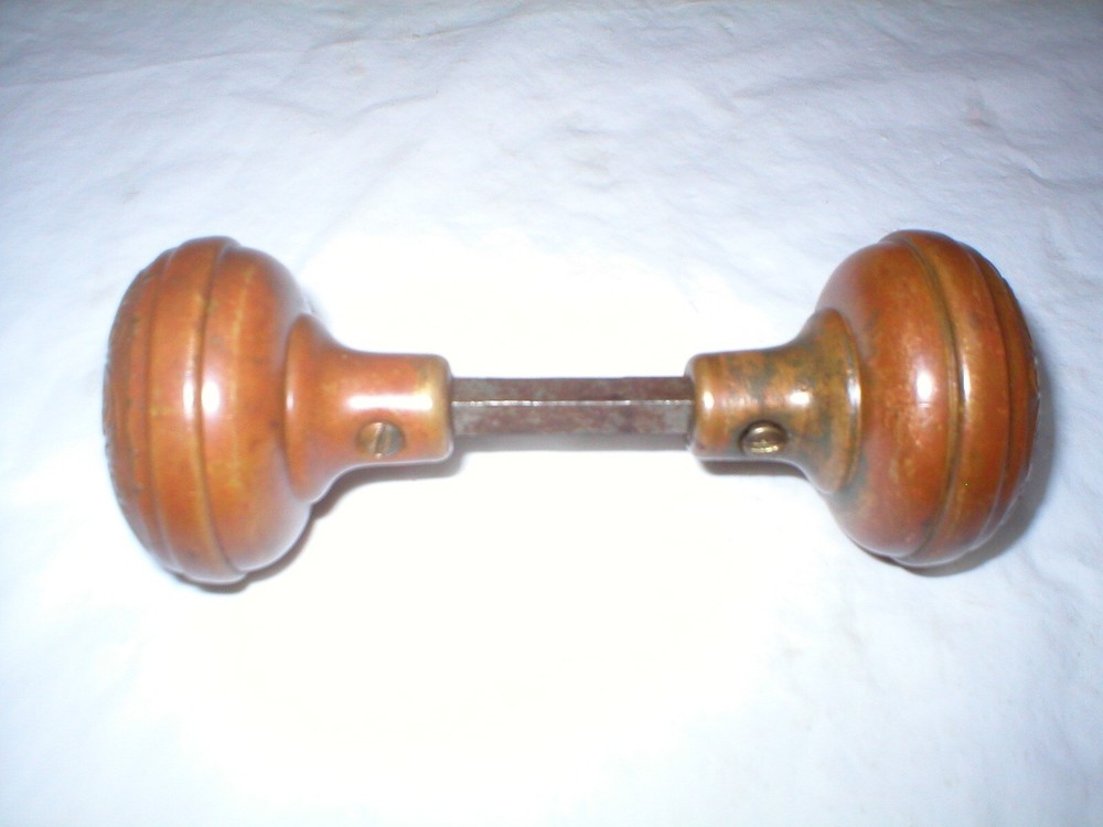Victorian Decorative Doorknob Pair