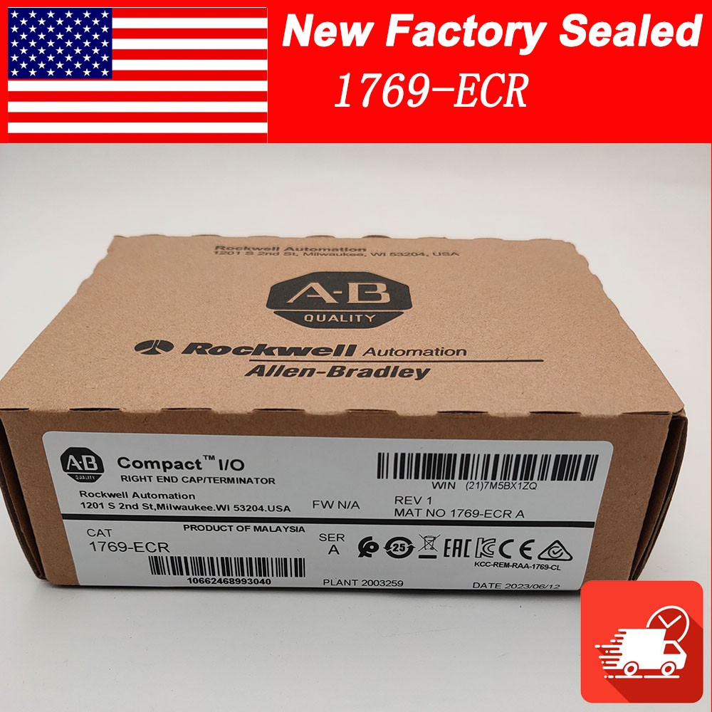 NEW Unopened AB1769-ECR Compact I/O Right End Cap/TERMINATOR 1769ECR