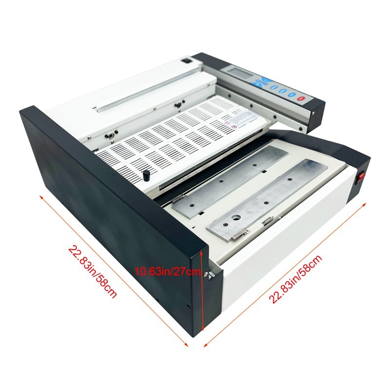 110V Book Binding Glue Binder Upgrade Perfect Binding Machine with LCD Screen US