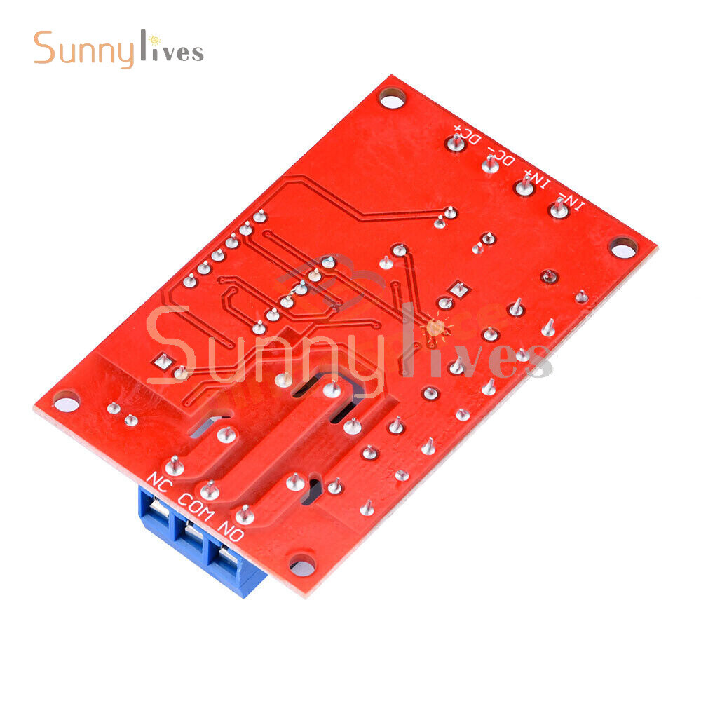 DC5V/12V/24V Time Delay Relay Module Timing Optocoupler Isolated Pulse Cycle US