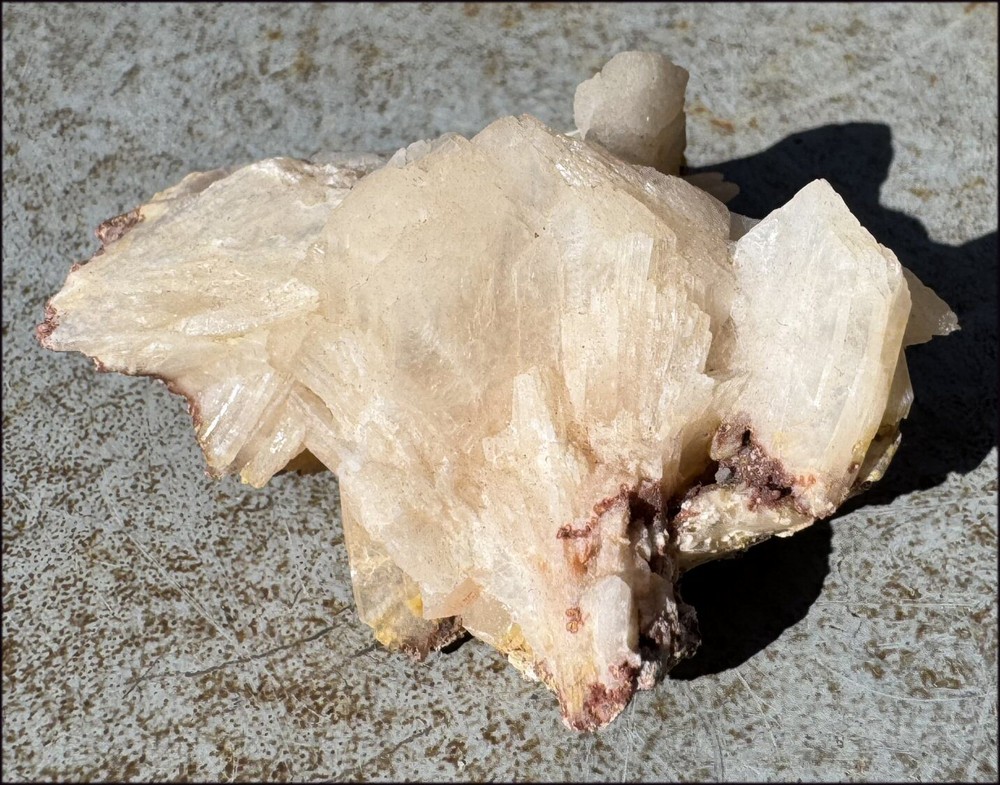 ~Shimmery~ Peachy STILBITE Crystal Cluster - Intuition, Creativity