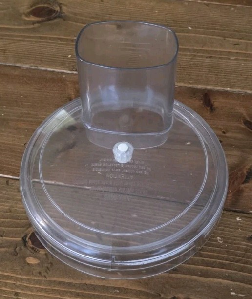 KitchenAid Food Processor KFP600 11-Cup Main & Small Work Bowl & Pusher Lid Red