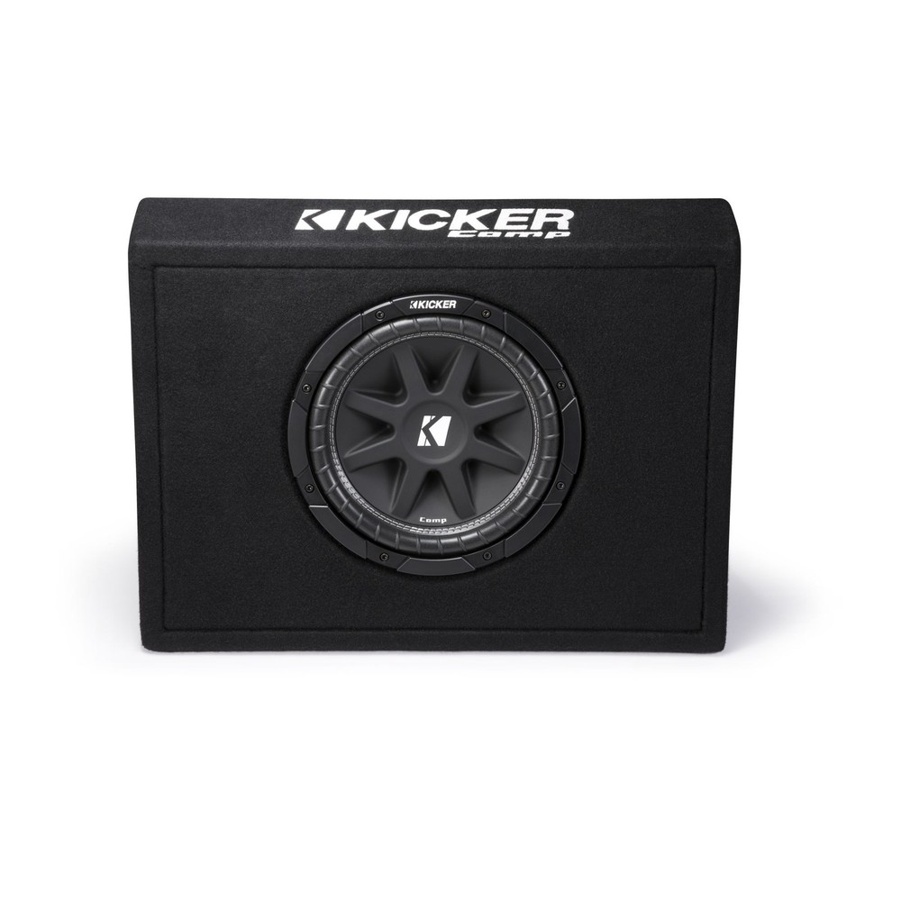 Kicker 43TC104 Comp 10 " sub in Thin Profile Ported Enclosure 4 Ohm - Open Box