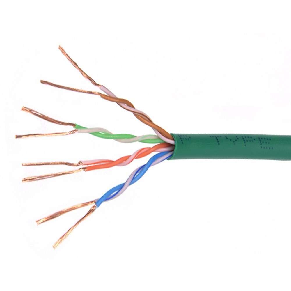 6FT Cat6 RJ45 Ethernet LAN Network UTP Non-Booted Patch Cable Copper 24AWG Black