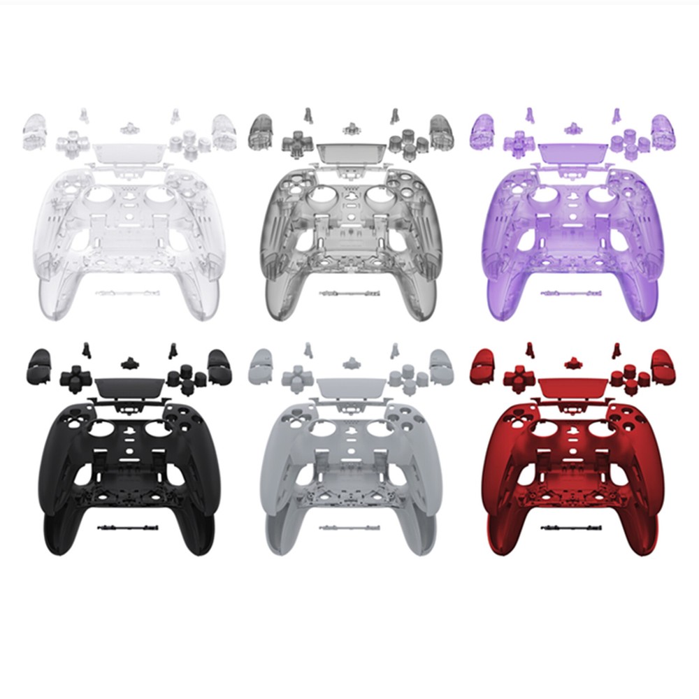 Replacement Full Set Housing Shell Cover & Buttons Kit For PS5 Edge Controller