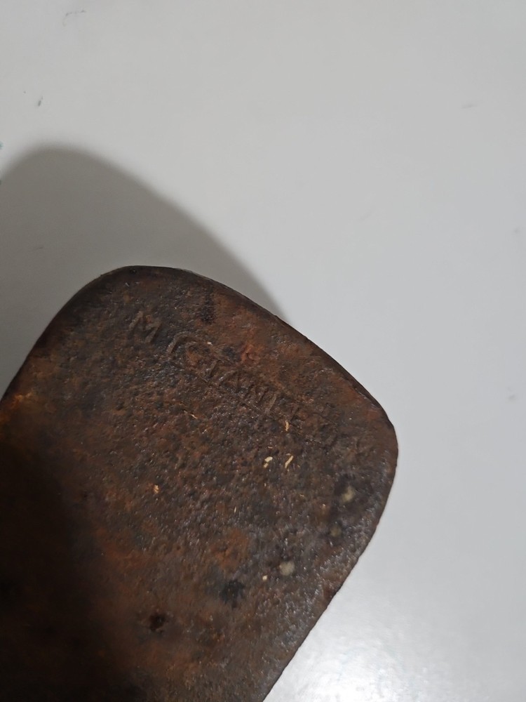 Vintage M Stanley M Axe Head 3 Lbs 5 Oz Single Bit Clean