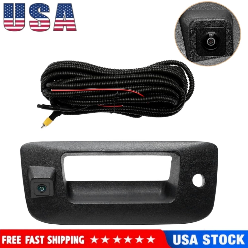 For Chevy Silverado/GMC Sierra 2007-2013 Rear View Backup Tailgate Handle Camera