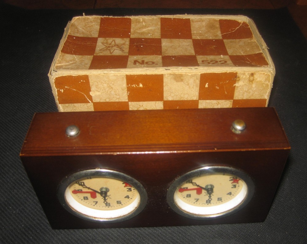 Vintage Alpha German Chess Clock Timer Model # 522