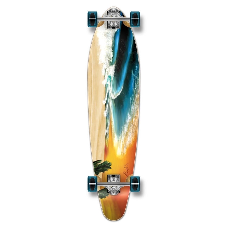 Yocaher Kicktail Beach Longboard Complete