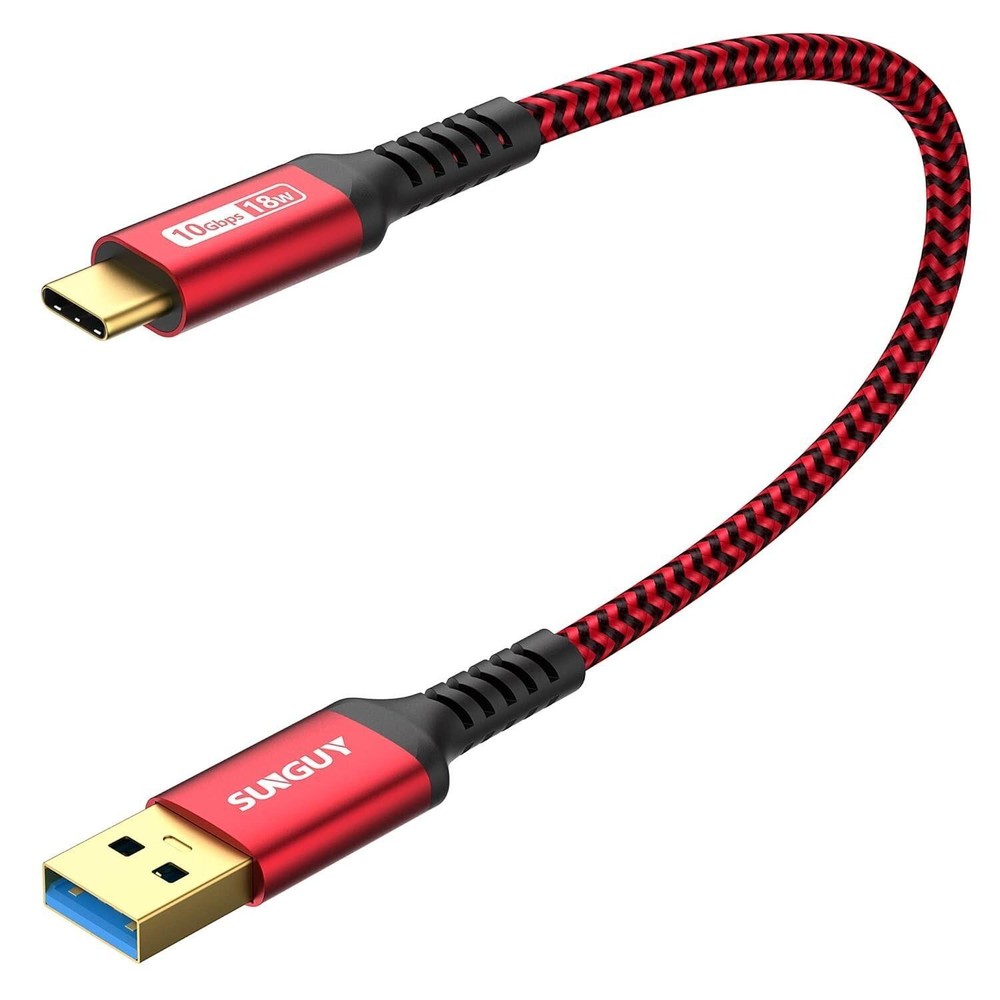 USB C Android Auto Cable 1ft, 3a USB a to C USB 3.1 USB 3.2 Gen2 10gbps Data