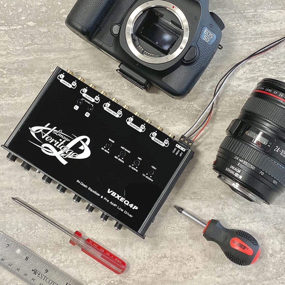 Lanzar VBXEQ4P 4 Band Adjustable Parametric Equalizer