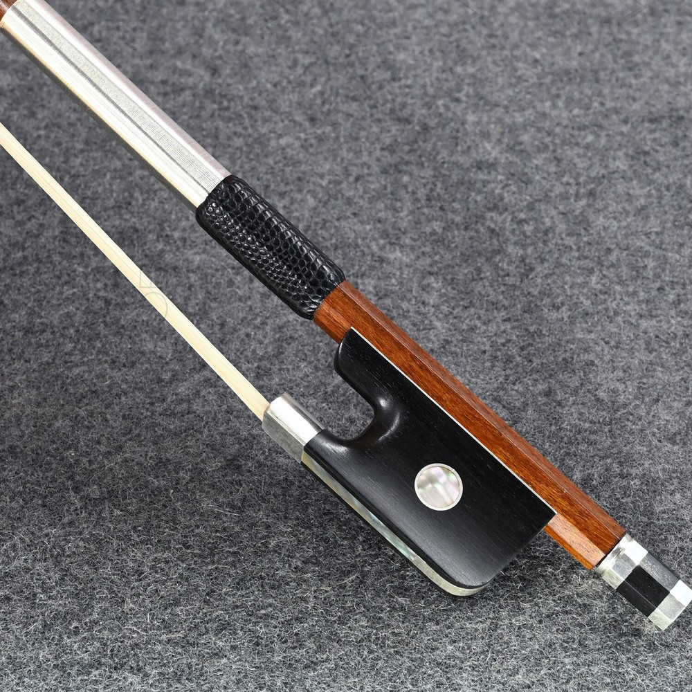 4/4 Size MASTER Fine Pernambuco Cello Bow Straight Stick Deep Sound #10
